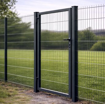 Poarta pietonala H 1.70 gri antracit RAL 7016