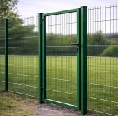 Poarta pietonala 2m verde RAL 6005